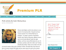 Tablet Screenshot of premium-plr.com